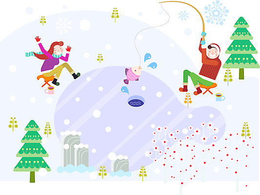 주간 나무 라이프스타일 커플 계절 여자 남자 여행 겨울 일러스트 낚시 산 함께함 어류 사람 성인 야외 두명 화목 캠핑 연못 낚싯대 즐거움 산속 성인만 겨울캠프 국내일러스트 AI파일 자연요소 식물 감정 컨셉 관계 레저 생활 수중동물 낚시용품 파일형식 벡터