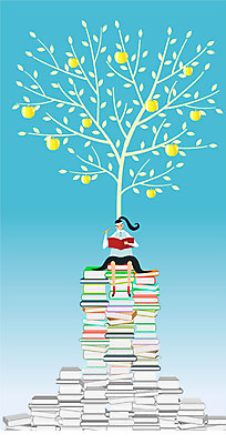 나무 학생 여자 교육 교복 백그라운드 과일 일러스트 청소년 성공 한명 사람 책 쌓기 경쟁 목표 사과 열정 여자만 여자한명만 십대만 십대여자만 십대여자한명만 국내일러스트 AI파일 식물 1 옷 감정 컨셉 모션 파일형식 벡터