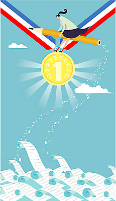 구름 1 학생 여자 교육 교복 종이 백그라운드 일러스트 청소년 성공 한명 사람 연필 경쟁 비행 목표 메달 열정 시험지 금메달 여자만 여자한명만 십대만 십대여자만 십대여자한명만 국내일러스트 AI파일 자연요소 옷 감정 컨셉 학용품 필기구 상_상패 파일형식 벡터