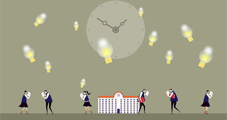 학생 여자 교육 남자 교복 시계 백그라운드 일러스트 전구 학교 청소년 성공 사람 여러명 책 경쟁 목표 열정 십대만 국내일러스트 AI파일 옷 감정 다수 컨셉 파일형식 벡터