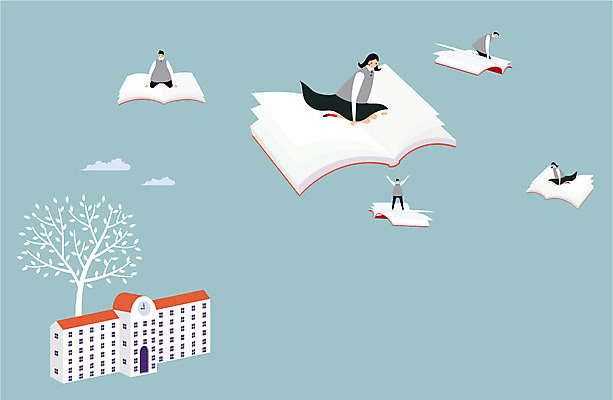 나무 구름 학생 여자 교육 남자 교복 백그라운드 일러스트 학교 청소년 성공 사람 여러명 책 경쟁 비행 목표 열정 십대만 국내일러스트 AI파일 자연요소 식물 옷 감정 다수 컨셉 파일형식 벡터