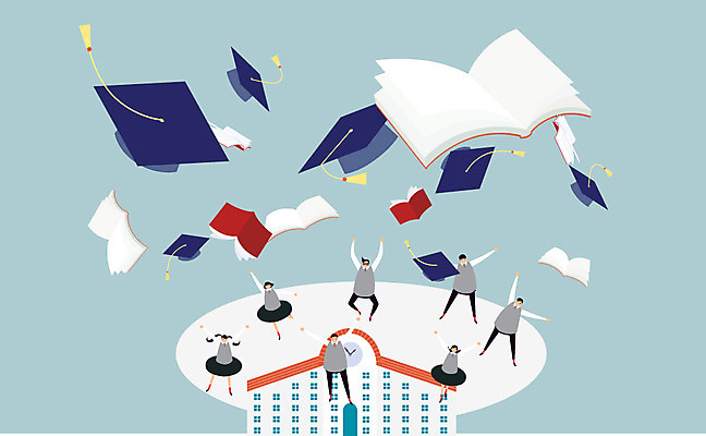 학생 여자 교육 남자 교복 백그라운드 일러스트 학사모 학교 청소년 성공 사람 여러명 책 경쟁 던지기 목표 열정 십대만 국내일러스트 AI파일 모자_잡화 옷 감정 다수 컨셉 졸업 모션 파일형식 벡터