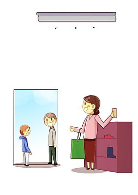 PSD 여자 남자 어린이 신발 일러스트 전구 가족 집안 실내 사람 성인 세명 환경 에너지 절약 변화 스위치 낭비 신발장 국내일러스트 컨셉 관계 내부 파일형식