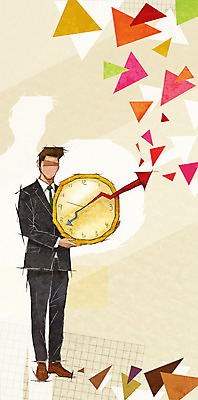 전신 PSD 남자 시계 포즈 백그라운드 일러스트 비즈니스 한명 서기 들기 사람 정장 성인 직장인 비즈니스맨 자신감 시곗바늘 삼각형 열정 남자한명만 성인남자만 국내일러스트 도형 직업 1 옷 감정 모션 남자만 성인만 파일형식