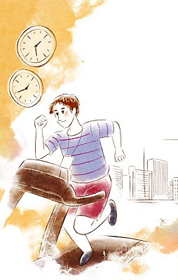 전신 PSD 남자 시계 일러스트 비즈니스 실내 한명 사람 성인 비즈니스라이프 달리기 운동 헬스 직장인 비즈니스맨 런닝머신 점심 사원증 남자한명만 성인남자만 국내일러스트 직업 1 라이프스타일 모션 건강 내부 운동기구 남자만 성인만 파일형식