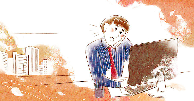 PSD 남자 종이 일러스트 비즈니스 실내 한명 사람 성인 비즈니스라이프 컴퓨터 사무실 업무 직장인 비즈니스맨 책상 통화 남자한명만 성인남자만 국내일러스트 직업 1 라이프스타일 가구 모션 내부 전자제품 작업 남자만 성인만 파일형식