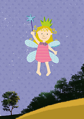 PSD 나무 편집이미지 여자 어린이 날개 상상 동화 왕관 요정 이야기 한명 사람 소녀 판타지 숲속 마법 여자만 여자한명만 어린이만 소녀만 소녀한명만 이미지편집 식물 1 숲 파일형식