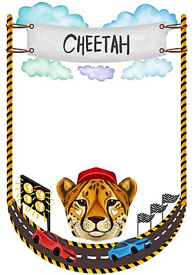 PSD 동물 구름 모자 배너템플릿 백그라운드 일러스트 자동차 조명 프레임 알림판 사람없음 귀여움 현수막 깃발 레이싱 알림 속도 트랙 치타 국내일러스트 자연요소 템플릿 배너 잡화 육상교통 컨셉 포유류 시합 파일형식