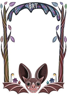 PSD 나무 동물 백그라운드 날개 가로등 일러스트 나뭇잎 프레임 알림판 사람없음 귀여움 알림 박쥐 국내일러스트 식물 공공시설 컨셉 잎 포유류 파일형식