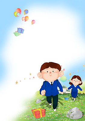 주간 PSD 학생 여자 교육 남자 교복 백그라운드 일러스트 졸업 학교 청소년 하늘 새출발 새로움 선물 사람 초원 야외 두명 선물상자 상자 입학 풍선 설레임 십대만 국내일러스트 자연요소 옷 감정 컨셉 출발 파일형식