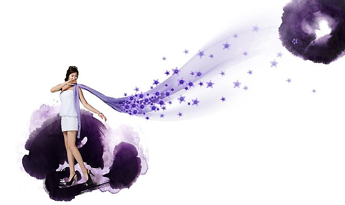 전신 PSD 식물 편집이미지 여자 꽃 캘리배경 백그라운드 캘리그라피 한명 서기 사람 성인 보라색 스카프 한국인 먹 손그림 도라지꽃 여자만 여자한명만 성인여자만 이미지편집 1 컬러 모션 서예 동양인 목도리 성인만 파일형식