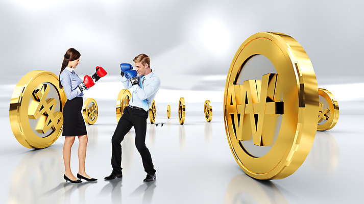 전신 PSD 서양인 외국인 편집이미지 여자 남자 비즈니스 서기 사람 정장 성인 두명 금융 경제 3D 경쟁 권투 글로브 권투글러브 비즈니스맨 비즈니스우먼 화폐기호 황금 싸움 합성 성인만 이미지편집 편집3D 기호 옷 컨셉 모션 인종 격투기 글러브 직장인 화폐 디지털합성 파일형식