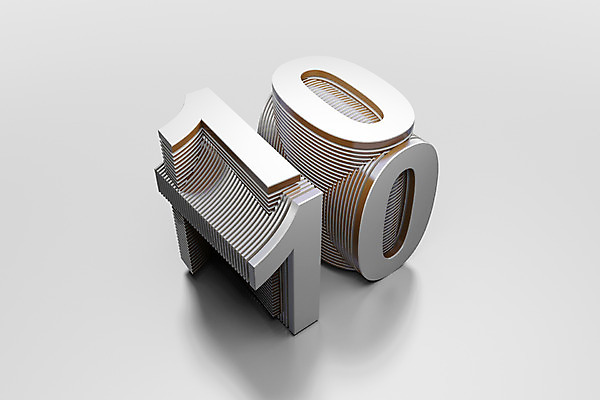 PSD 편집이미지 사람없음 숫자 3D 10 입체 합성 이미지편집 편집3D 문자 디지털합성 파일형식