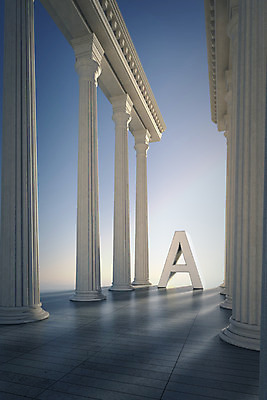 PSD 편집이미지 건축물 알파벳 영어 사람없음 3D 기둥 합성 A 이미지편집 편집3D 문자 건축 디지털합성 파일형식