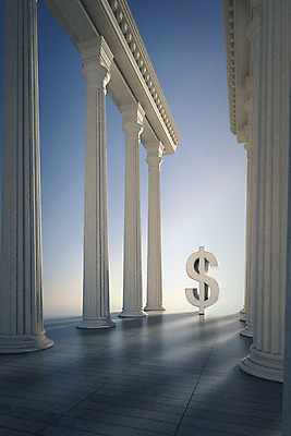 PSD 편집이미지 건축물 돈 사람없음 금융 경제 3D 달러 기둥 화폐기호 합성 이미지편집 편집3D 기호 건축 재산 화폐 디지털합성 파일형식