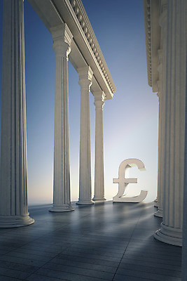 PSD 편집이미지 건축물 돈 사람없음 금융 경제 3D 기둥 화폐기호 합성 파운드 이미지편집 편집3D 기호 건축 재산 화폐 디지털합성 파일형식