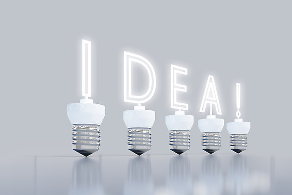 PSD 편집이미지 영어 전구 아이디어 사람없음 빛 3D 전기에너지 이미지편집 편집3D 문자 컨셉 에너지 디지털합성 파일형식