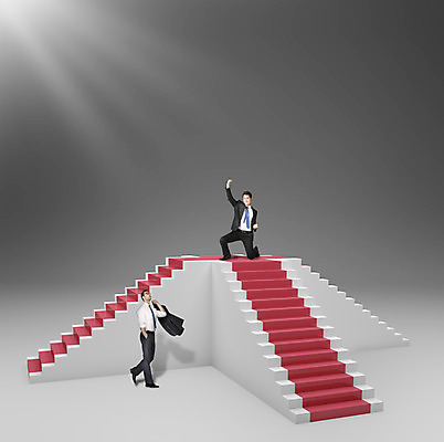 PSD 편집이미지 남자 비즈니스 사람 성인 두명 3D 계단 파이팅 한국인 우승 비즈니스맨 레드카펫 성인남자만 이미지편집 편집3D 모션 동양인 최고 직장인 디지털합성 남자만 성인만 파일형식