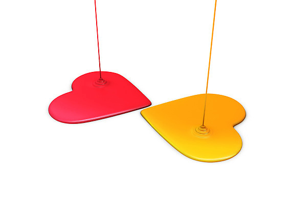 PSD 편집이미지 컬러 백그라운드 사람없음 컴퓨터그래픽 그래픽 빨간색 노란색 3D소스 3D 물감 하트 표현 떨어짐 편집3D 모양 컨셉 미술도구 디지털합성 파일형식