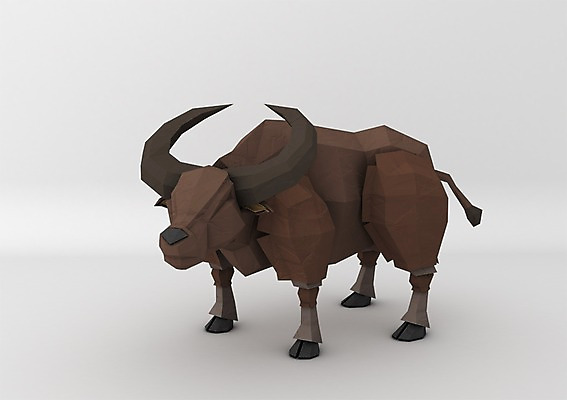 PSD 동물 편집이미지 한마리 백그라운드 사람없음 컴퓨터그래픽 그래픽 3D소스 3D 황소 편집3D 1 소 디지털합성 파일형식