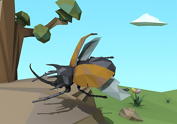 PSD 나무 식물 구름 편집이미지 곤충 백그라운드 하늘 잔디 사람없음 컴퓨터그래픽 그래픽 3D소스 3D 장수풍뎅이 편집3D 자연요소 동물 디지털합성 파일형식