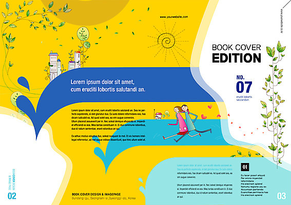 PSD 템플릿 편집 표지디자인 북디자인 여자 남자 리플렛 북커버 어깨동무 주택 사람 팜플렛 성인 두명 달리기 공생 공존 성인만 이미지템플릿 포즈 모션 건물 파일형식