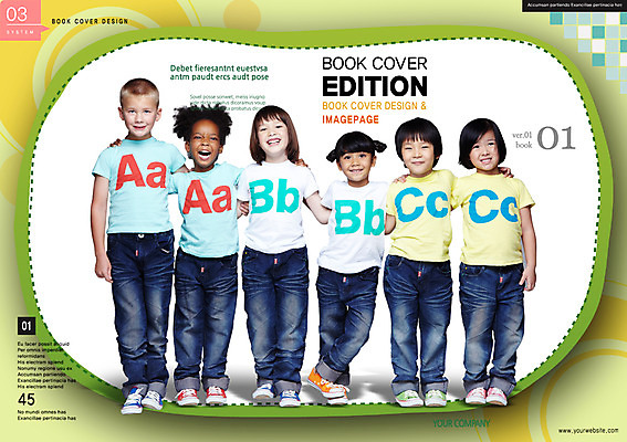 PSD 서양인 외국인 템플릿 편집 표지디자인 북디자인 알파벳 여자 남자 어린이 리플렛 북커버 어깨동무 웃음 사람 동양인 팜플렛 여러명 친구 글로벌 한국인 공생 공존 어린이만 이미지템플릿 영어 포즈 다수 관계 표정 인종 파일형식