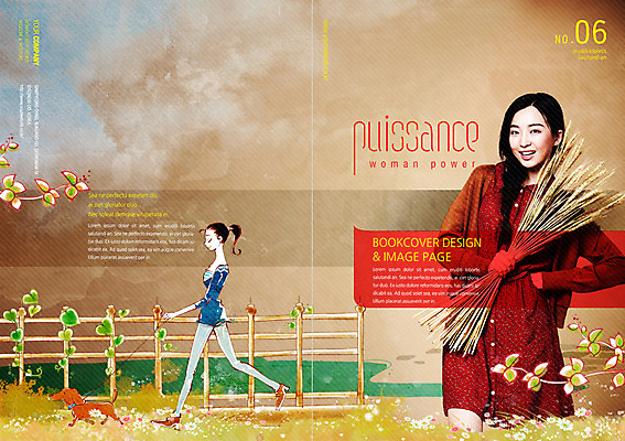 PSD 동물 템플릿 편집 표지디자인 북디자인 계절 여자 패션 리플렛 백그라운드 북커버 곡류 사람 동양인 팜플렛 성인 두명 울타리 산책 한국인 가을 강아지 보리 귀농 반려 여자만 성인여자만 성인만 이미지템플릿 농업 휴식 인종 담장 반려동물 개 파일형식