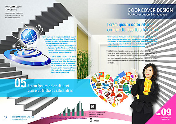 PSD 템플릿 편집 표지디자인 북디자인 여자 지구 리플렛 백그라운드 북커버 비즈니스 한명 사람 동양인 정장 팜플렛 성인 지구본 계단 한국인 여자만 여자한명만 성인여자만 성인만 이미지템플릿 1 옷 인종 파일형식