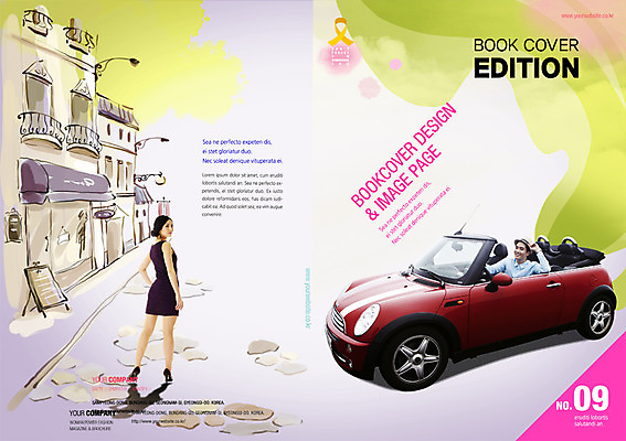 PSD 템플릿 편집 표지디자인 북디자인 여자 남자 리플렛 북커버 자동차 거리 사람 동양인 팜플렛 성인 두명 건물 운전 한국인 오픈카 성인만 이미지템플릿 건축물 육상교통 모션 승용차 인종 파일형식