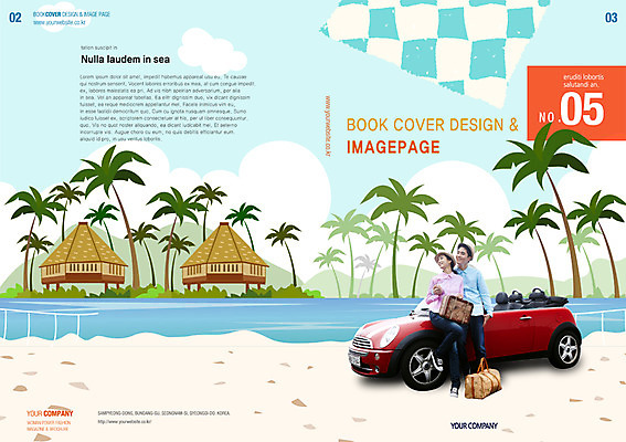 PSD 템플릿 편집 표지디자인 북디자인 커플 여자 남자 리플렛 북커버 가방 신혼부부 자동차 사람 동양인 팜플렛 성인 해변 두명 야자수 한국인 신혼여행 오두막 오픈카 성인만 이미지템플릿 나무 부부 잡화 육상교통 바다 결혼 관계 승용차 인종 신혼 파일형식