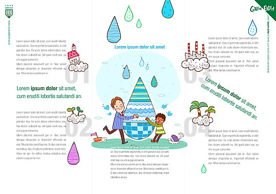 PSD 서양인 외국인 구름 템플릿 편집 표지디자인 북디자인 남자 어린이 리플렛 북커버 3단접지 안기 날씨 사람 팜플렛 성인 두명 환경 물방울 절약 비 물절약 남자만 이미지템플릿 자연요소 컨셉 모션 인종 파일형식