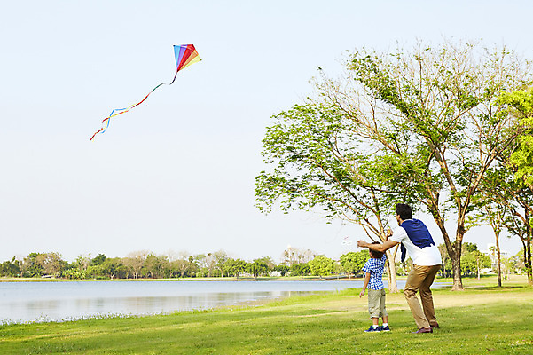 포토 JPG 주간 전신 외국인 나무 해외기획촬영 남자 아들 어린이 가족 놀이 2014년태국 서기 사람 잔디 성인 야외 두명 뒷모습 부모 자녀 연못 아빠 연 즐거움 연날리기 부자지간 남자만 국내포토 자연요소 식물 감정 뷰포인트 관계 모션 인종 놀이용품 전통놀이 파일형식