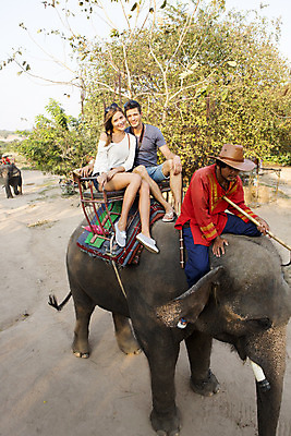 포토 JPG 주간 전신 서양인 외국인 나무 백인 해외기획촬영 커플 여자 남자 행복 문화 여유 커플라이프 여행 코끼리 2014년태국 미소 사람 앉기 20대 성인 야외 앞모습 세명 선글라스 트래킹 체험 즐거움 코끼리트래킹 청년만 성인만 국내포토 자연요소 식물 라이프스타일 감정 안경 뷰포인트 컨셉 포유류 관계 모션 레저 표정 인종 청년 파일형식