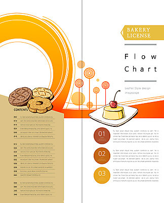 PSD 템플릿 편집 접시 표지디자인 북디자인 출판디자인 내지 음식 빵 리플렛 백그라운드 2단접지 북커버 팜플렛 사람없음 쿠키 요식업 빵집 체리 이미지템플릿 식기 산업 과일 디저트 상점 파일형식