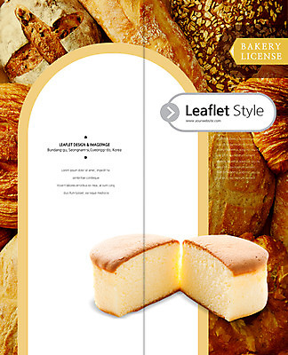 PSD 템플릿 편집 표지디자인 북디자인 출판디자인 표지 음식 빵 리플렛 백그라운드 2단접지 북커버 단면 팜플렛 사람없음 요식업 빵집 모카빵 카스테라 이미지템플릿 산업 상점 파일형식