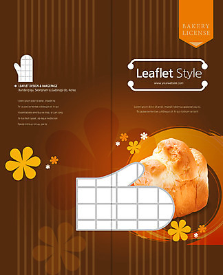 PSD 템플릿 편집 표지디자인 북디자인 출판디자인 표지 음식 빵 리플렛 장갑 백그라운드 2단접지 북커버 팜플렛 사람없음 요식업 빵집 식빵 이미지템플릿 잡화 산업 상점 파일형식