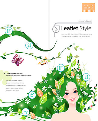 PSD 식물 동물 템플릿 편집 우먼라이프 표지디자인 북디자인 출판디자인 여자 표지 리플렛 나비 백그라운드 2단접지 북커버 나뭇잎 가위 한명 사람 팜플렛 상반신 성인 뷰티 머리카락 붓 머리빗 드라이어 헤어관리 여자만 여자한명만 성인여자만 성인만 이미지템플릿 1 라이프스타일 곤충 잎 문구용품 머리 미용용품 파일형식