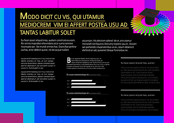 PSD 템플릿 편집 모자 표지디자인 북디자인 출판디자인 교육 내지 리플렛 백그라운드 북커버 학사모 3단접지 그래프 팜플렛 사람없음 연필 이미지템플릿 모자_잡화 잡화 졸업 학용품 필기구 파일형식