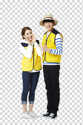 편집 편집이미지 여자 남자 대학생 캠페인 사람 동양인 손짓 20대 성인 두명 한국인 봉사 자원봉사자 알림 PNG 자원봉사조끼 청년만 성인만 편집소스 학생 모션 인종 청년 조끼 도움 파일형식