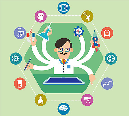 남자 컬러 일러스트 통신 세포 실험 한명 사람 초록색 컬러풀 연필 망원경 로켓 플랫 나침반 과학자 뇌 비커 삼각플라스크 자석 남자만 남자한명만 국내일러스트 AI파일 직업 1 과학 학용품 실험기구 필기구 플라스크 학자 파일형식 벡터