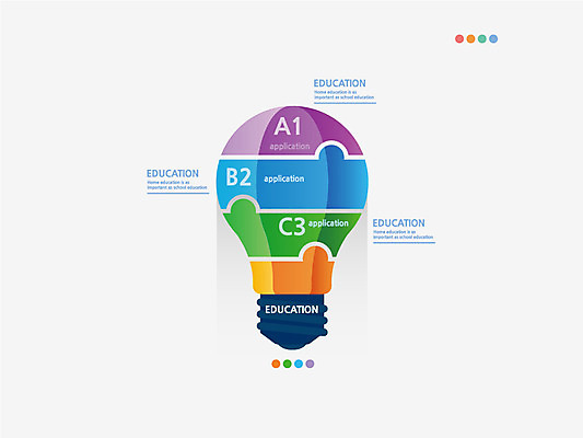 영어 교육 컬러 일러스트 전구 통계 사람없음 컬러풀 숫자 자료 인포그래픽 국내일러스트 AI파일 문자 파일형식 벡터