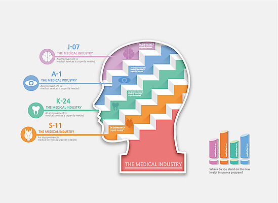 컬러 일러스트 통계 그래프 사람없음 치료 컬러풀 자료 인포그래픽 치아 얼굴모양 뇌 턱 안구 국내일러스트 AI파일 모양 얼굴 의학 신체부위 소화기관 파일형식 벡터