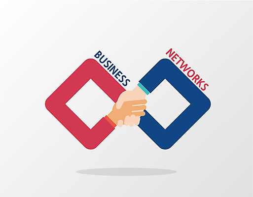 손 분홍색 컬러 인터넷 일러스트 비즈니스 악수 사람 두명 신체부위 파란색 네트워크 플랫 마케팅 국내일러스트 AI파일 손짓 파일형식 벡터