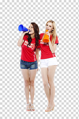 서양인 외국인 해외기획촬영 편집 편집이미지 여자 2010년태국 응원 사람 동양인 상반신 20대 성인 두명 파이팅 축구 확성기 알림 붉은악마 축구응원 빨간티셔츠 PNG 여자만 성인여자만 청년만 청년여자만 성인만 편집소스 월드싸커 스포츠 모션 인종 청년 구기 파일형식