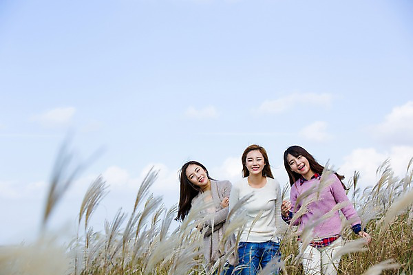 포토 JPG 주간 구름 여자 여유 여행 하늘 휴식 한국 서기 미소 사람 동양인 상반신 20대 성인 야외 앞모습 세명 친구 제주도 우정 산책 한국인 억새 억새밭 여자만 성인여자만 청년만 청년여자만 성인만 국내포토 자연요소 식물 감정 아시아 뷰포인트 컨셉 관계 모션 표정 인종 청년 파일형식