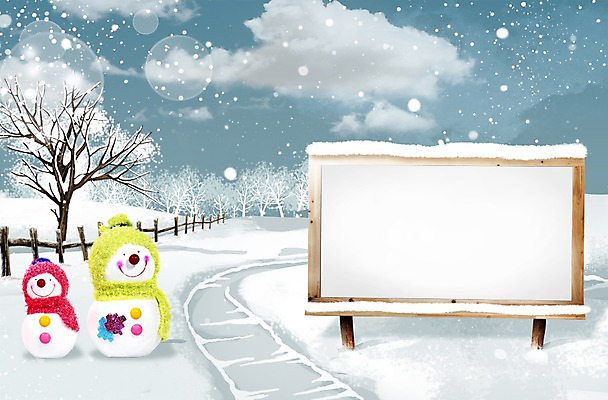 PSD 나무 편집 편집이미지 겨울 눈사람 프레임 풍경 이벤트 사람없음 정보 눈 눈길 이미지편집 자연요소 식물 계절 길 날씨 눈_날씨 파일형식