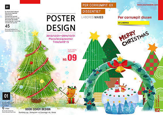 PSD 나무 식물 템플릿 편집 표지디자인 북디자인 포스터 리본 음식 리플렛 크리스마스 북커버 팜플렛 사람없음 장식 크리스마스트리 케이크 루돌프 종 잡지 표지샘플 이미지템플릿 기념일 사슴 디저트 간행물 파일형식
