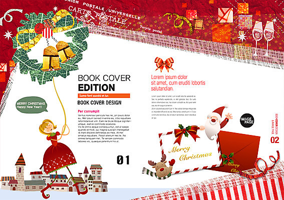 PSD 동물 템플릿 편집 표지디자인 북디자인 여자 노년 남자 리본 어린이 리플렛 크리스마스 북커버 주택 사람 팜플렛 두명 장식 산타클로스 마을 루돌프 종 잡지 표지샘플 이미지템플릿 카드프레임 기념일 사슴 프레임 성인 건물 간행물 파일형식