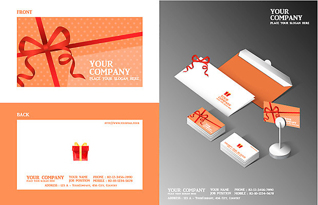템플릿 디자인 리본 카드템플릿 포장 명함 명함템플릿 영업 선물 이벤트 사람없음 세트 견본 이미지템플릿 AI파일 카드프레임 비즈니스 카드_감사 프레임 파일형식 벡터